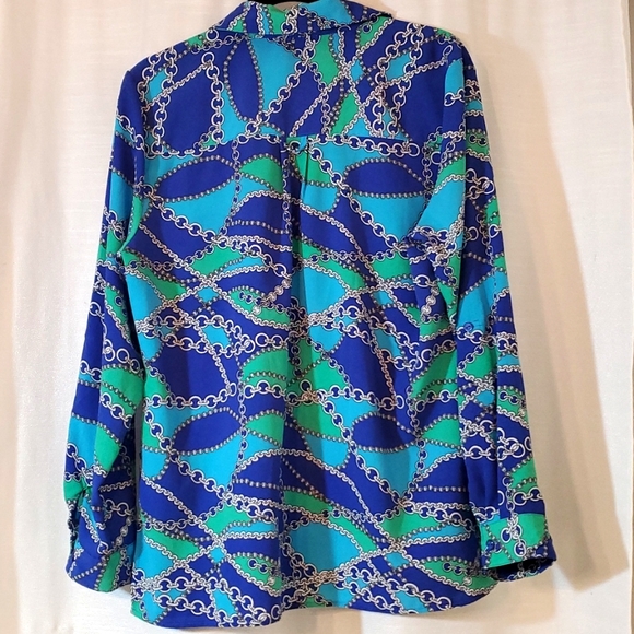 NOTATIONS Shirt long sleeve Size L with bootons at the front Very good condition - Picture 3 of 17